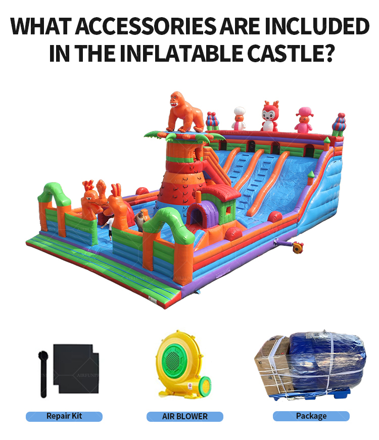 Wild Safari Inflatable Castle: The Most Epic Play Zone of Summer!
