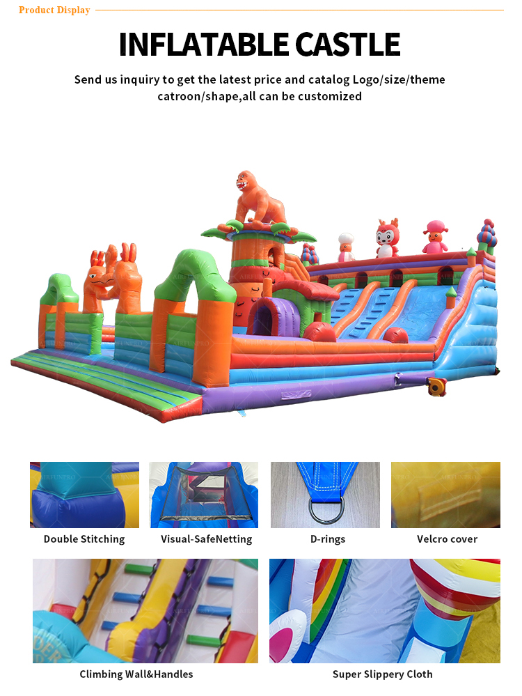 Wild Safari Inflatable Castle: The Most Epic Play Zone of Summer!