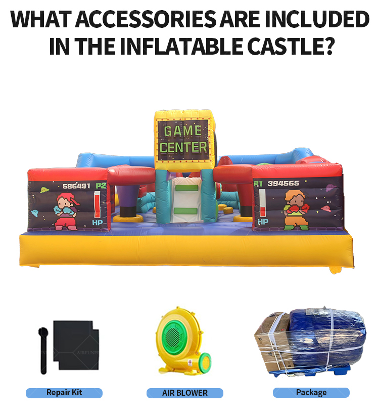 High-Capacity Obstacle Course Castle | Ideal for Amusement Parks