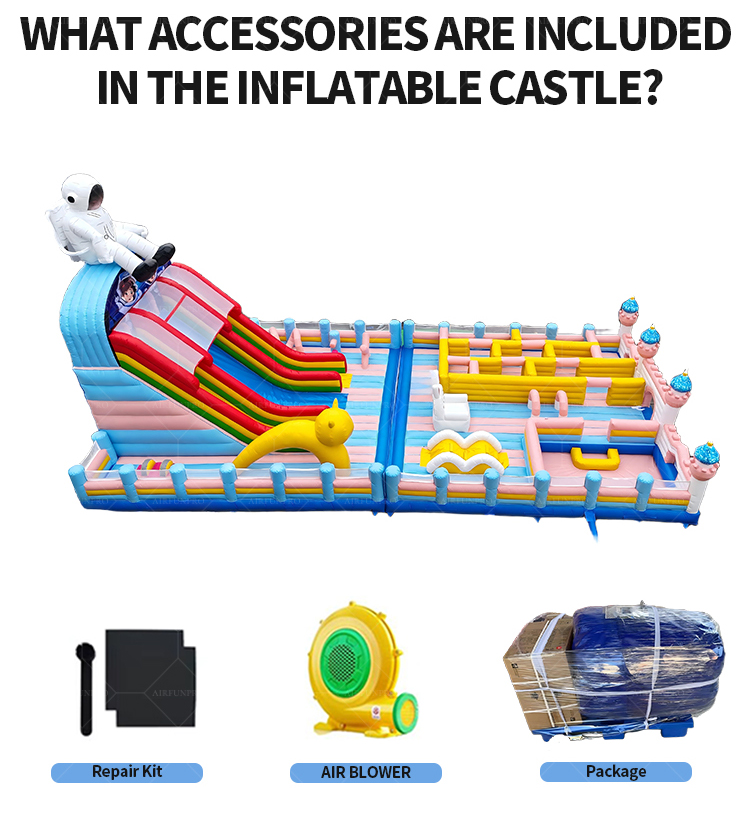 Astronaut Themed Inflatable Castle | EN14960 Certified, Customizable