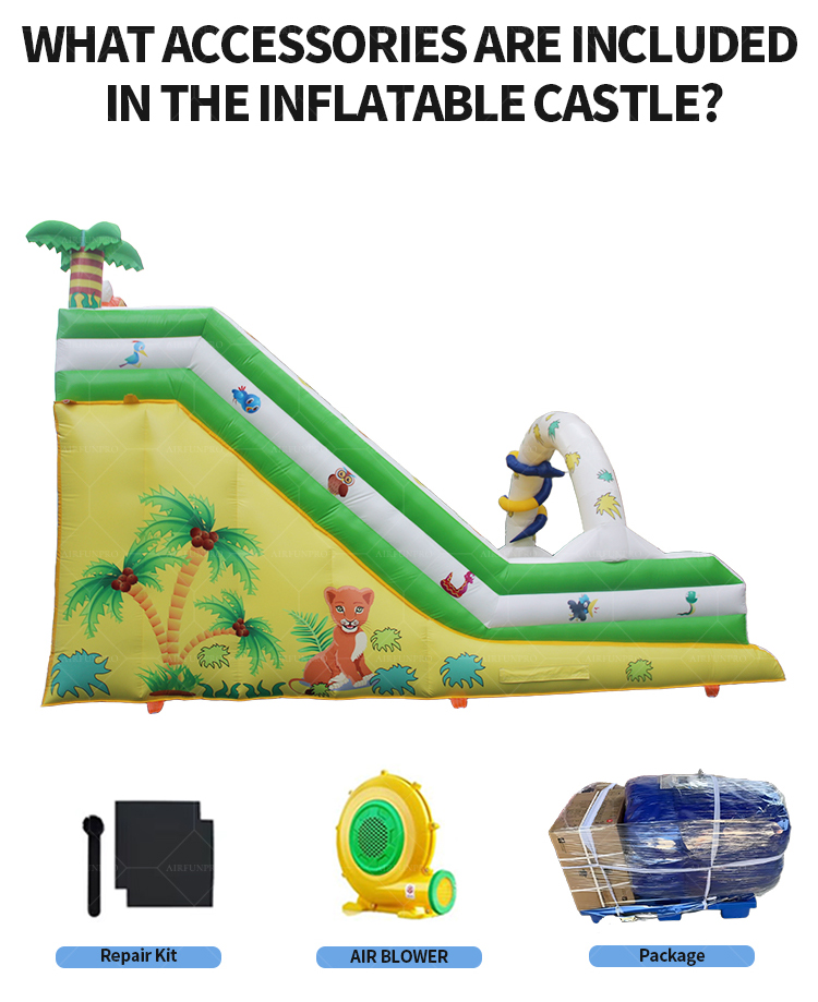 Tropical Snake Inflatable Dry Slide | Boost Venue Foot Traffic with Wild Appeal