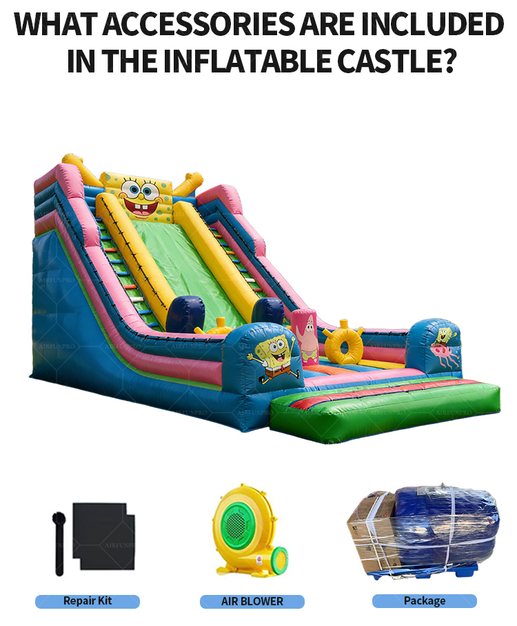 SpongeBob Dual Dry Slide: Slide into Bikini Bottom Adventure!