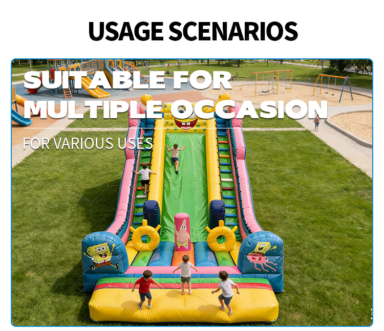 SpongeBob Dual Dry Slide: Slide into Bikini Bottom Adventure!