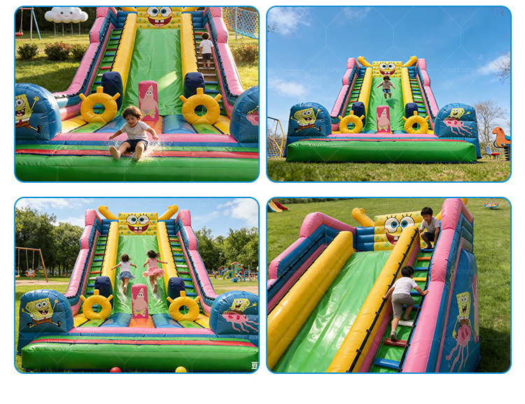 SpongeBob Dual Dry Slide: Slide into Bikini Bottom Adventure!