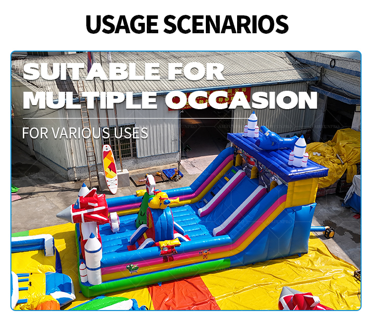 Super Wings Inflatable Castle: Fly