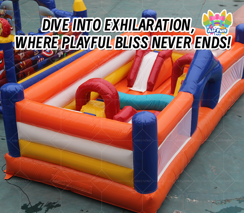 High Quality AirFunPro PVC Tarpaulin Lightweight Commercial Inflatable Bounce House Cartoon Outdoor Bouncer Child Amusement Park