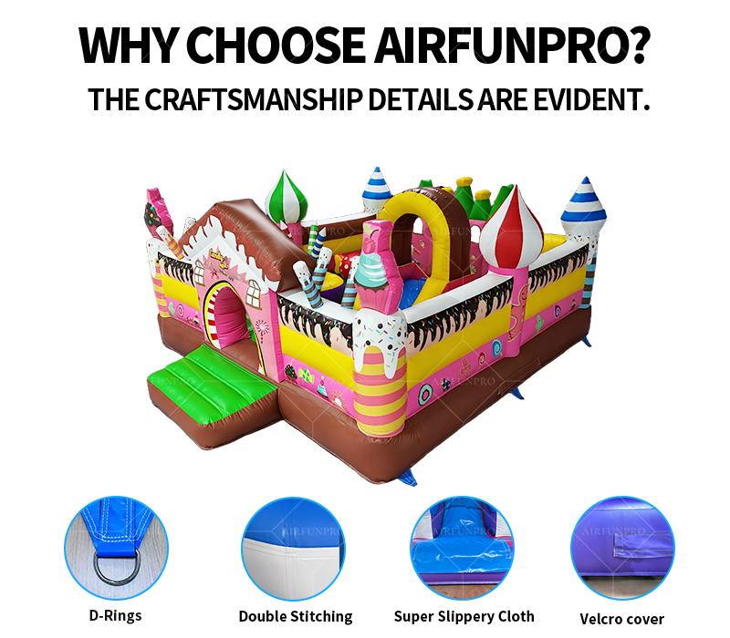 PVC Tarpaulin Inflatable Bouncer Jumper Playground Bouncy Castle Commercial Bounce House Inflatable Castle