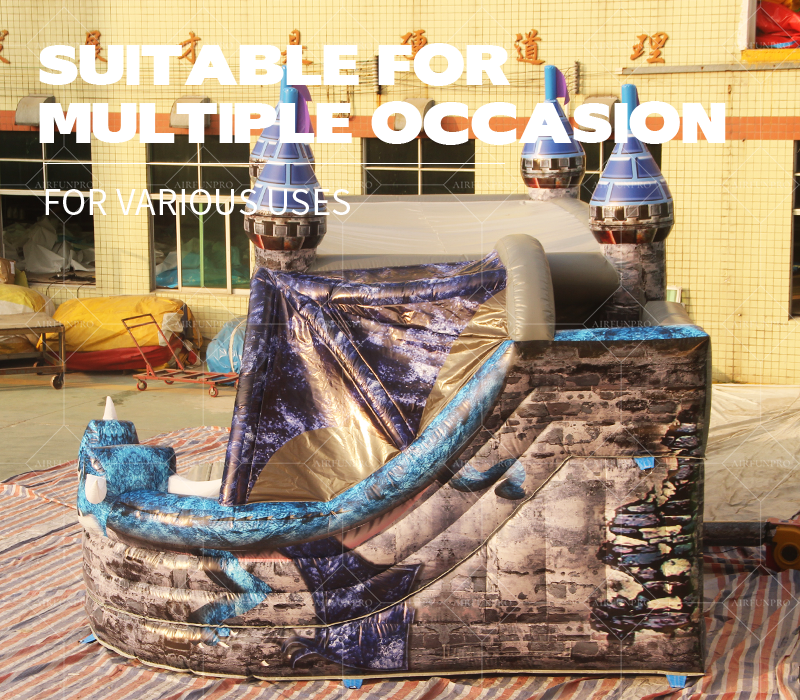 PVC Tarpaulin Lightweight Inflatable Bouncer Water Slide Combo Commercial Bouncy Castle Jumping Castle for Kids