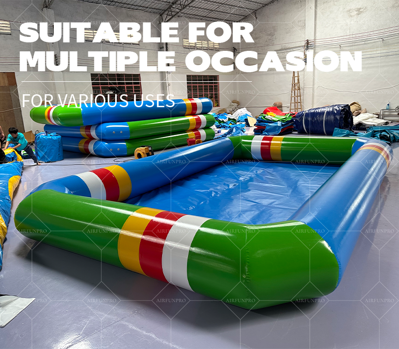 Vibrant Contrast Square Inflatable Play Pool: A High-Temperature Heat-Sealed, Fast-Inflation Full-Scenario Play Base