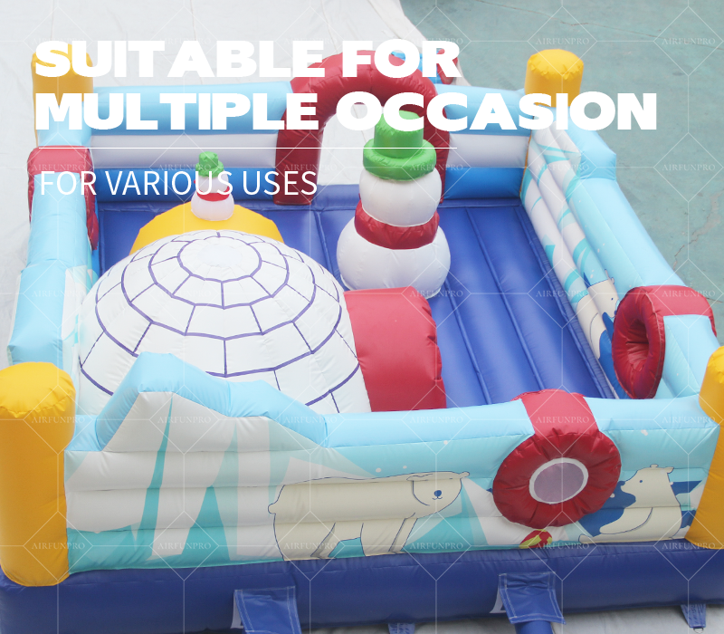Inflatable Jumping Bouncer Bouncy Castle with Customized Cartoon Printing PVC Tarpaulin Material Lightweight Design