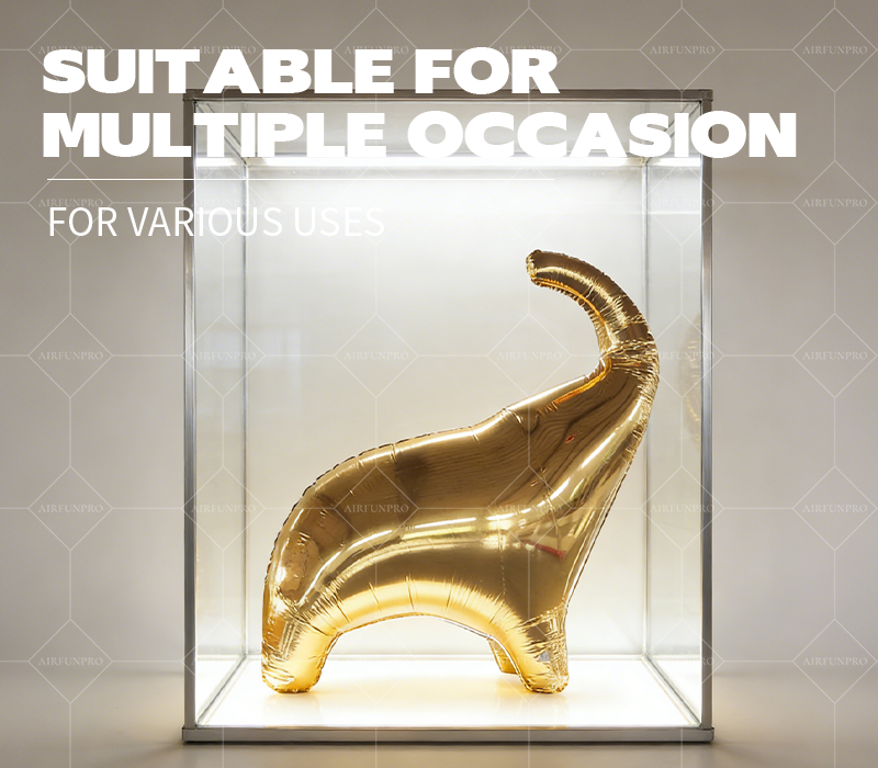 Gilded Mirror PVC Inflatable Elephant Installation: A Space-Catching Finishing Touch for Light Luxury Art and Commercial Attraction