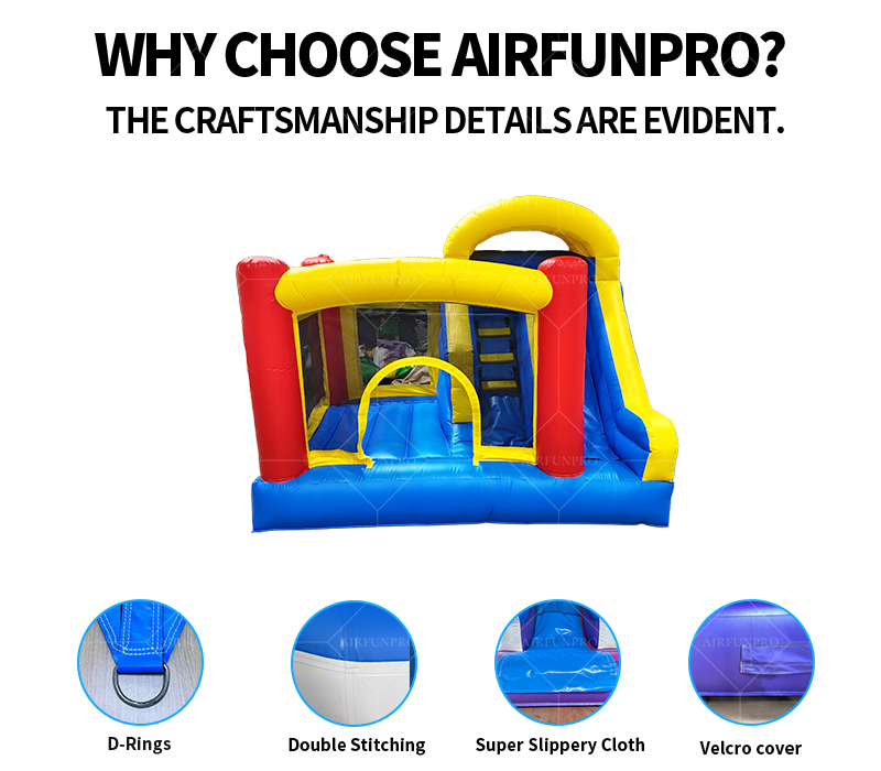 13x13ft Commercial 0.55mm PVC Tarpaulin Inflatable Bounce House Jump Castle with Easy Setup for Sale