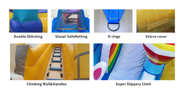 Jungle Green Inflatable Slide | Boost Foot Traffic with Fresh, Modern Appeal