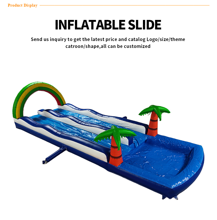 11.5m Long Tropical Water Slide | Ideal for Beach Events