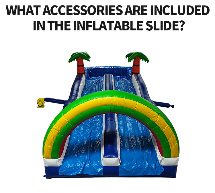 11.5m Long Tropical Water Slide | Ideal for Beach Events