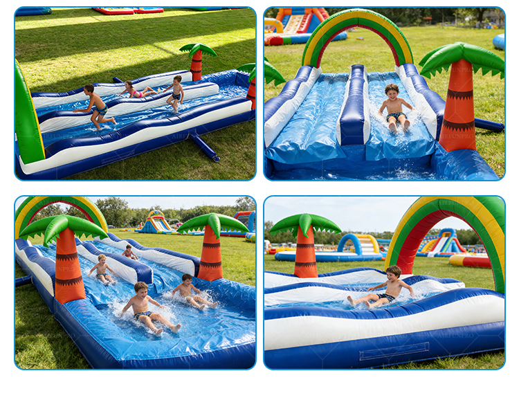 11.5m Long Tropical Water Slide | Ideal for Beach Events