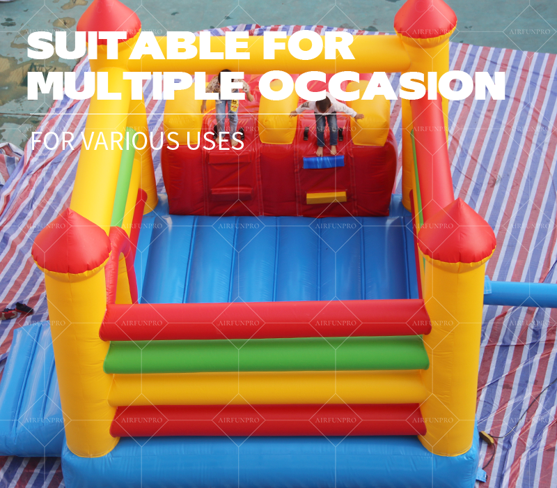 Kids Inflatables Game Party Combo Pink Inflatable Bounce House Commercial Inflatable Castle Bouncer Indoor Slide PVC