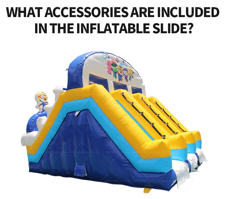 Pororo 4-Lane Inflatable Slide: Slide with Your Favorite Penguin Friends!