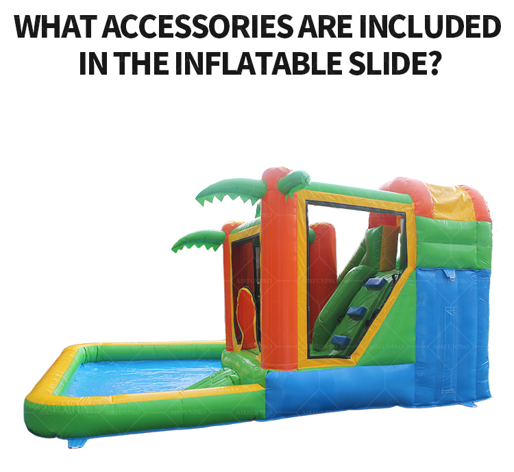 Palm Tree Inflatable Water Slide: The Perfect Backyard Summer Fun!