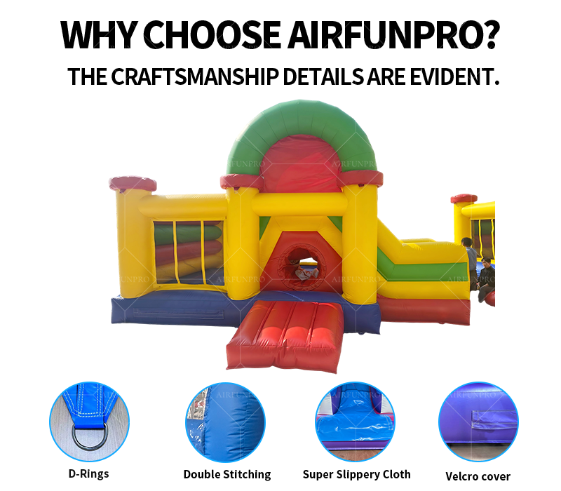 Inflatable Theme Park Combo Bounce