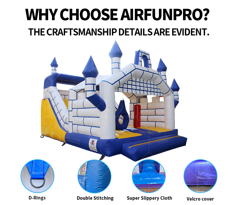 Inflatable Bounce House Jumping Castle Bouncy Castle Commercial Water Slide PVC Tarpaulin Eco-Friendly Kids Adult