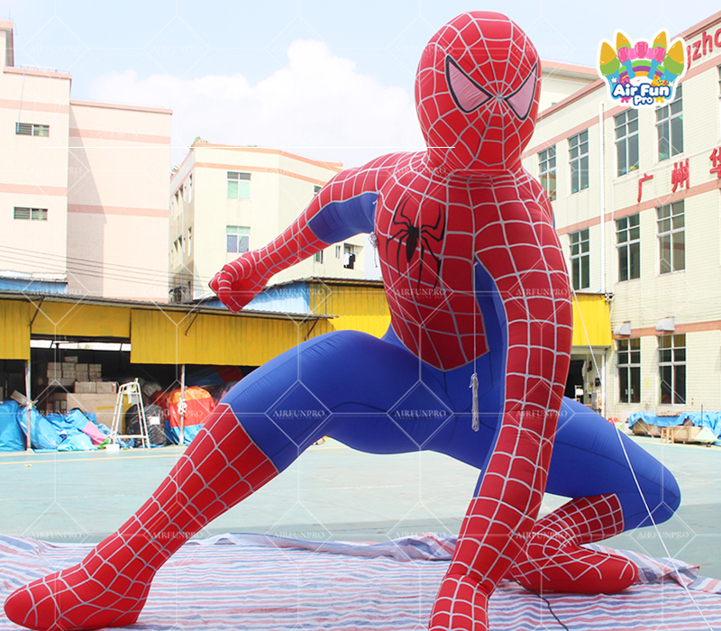 Giant Inflatable Balloon Spiderman Model Star/Space Theme Waterproof Sun Resistant Durable UV Printed 10-12ft Multi-Color Events