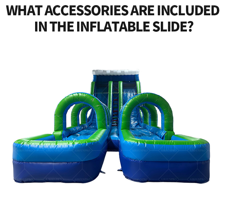 14.5m Dual Lane Inflatable Water Slide | EN14960 Certified, Customizable