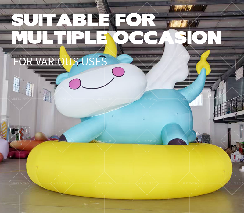 Tentspace Custom Company Advertising Inflatables Cow Animal Inflatable Sign for Decoration and Promotion