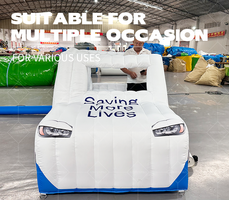 Oxford Cloth PVC Custom Giant Inflatable Balloon Tractor Waterproof UV Printed Advertising Inflatables