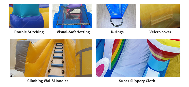 Kung Fu Panda Inflatable Slide | Boost Venue Foot Traffic with Iconic Kids'IP Appeal