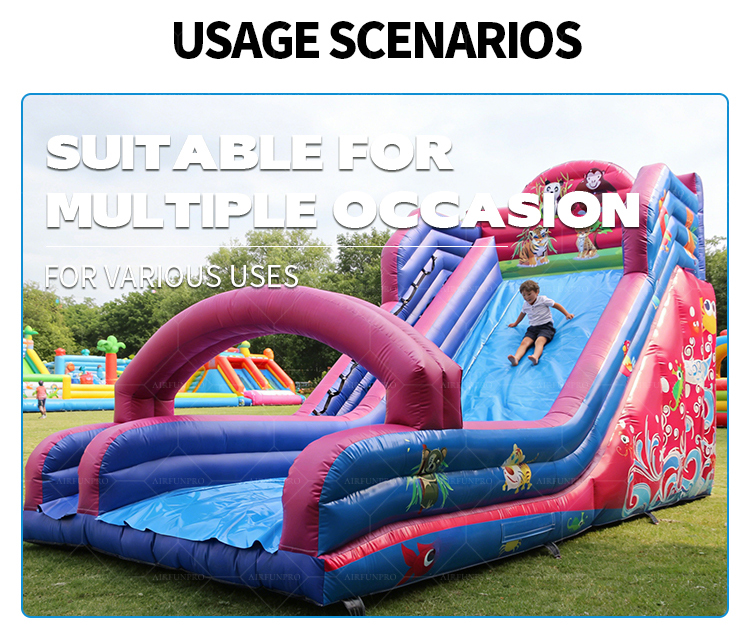 Kung Fu Panda Inflatable Slide | Boost Venue Foot Traffic with Iconic Kids'IP Appeal
