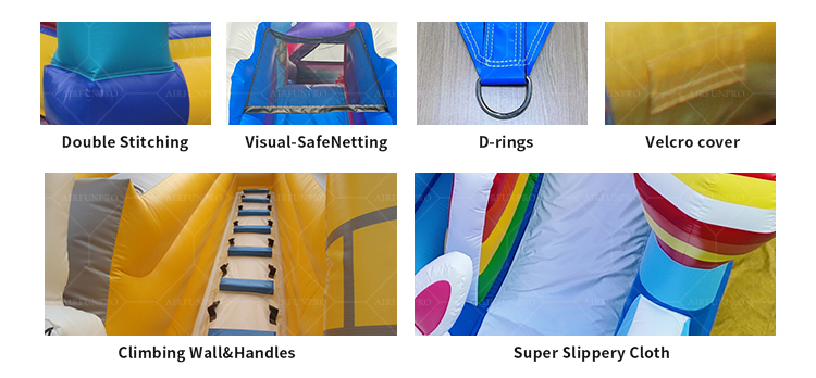 Custom-Size Mario Inflatable Slide | Ideal for Amusement Parks