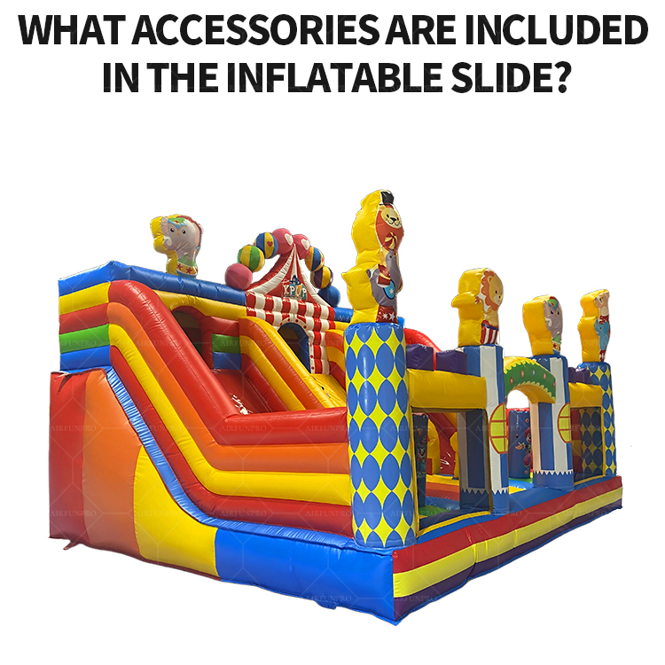 Custom-Size Circus Inflatable Slide | Ideal for Amusement Parks