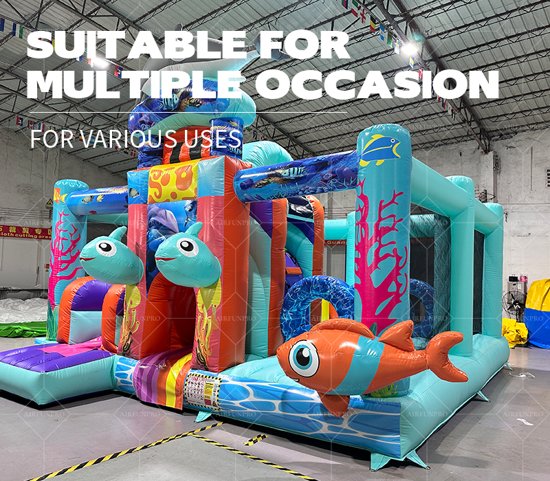 Hot Sale Commercial PVC Inflatable Balloon Slide UV Printed Waterproof 6m Unisex Children's Parties Playground