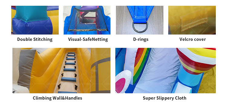 Custom-Size SpongeBob Inflatable Slide Certified Safe, Kid-Approved