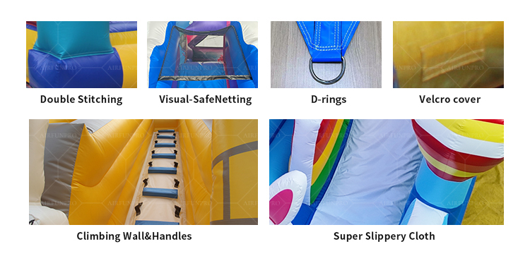 Wonder Land Themed Dual Lane Inflatable Slide | EN14960 Certified, Customizable