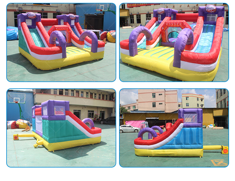 Wonder Land Themed Dual Lane Inflatable Slide | EN14960 Certified, Customizable