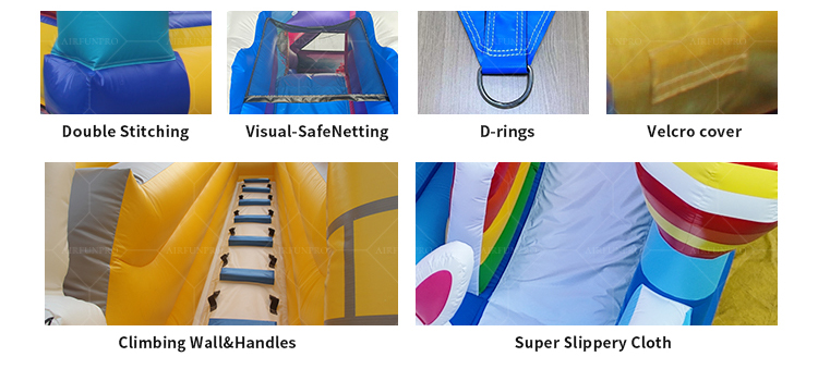 Dinosaur Jungle Inflatable Slide: Roar into Prehistoric Adventure!