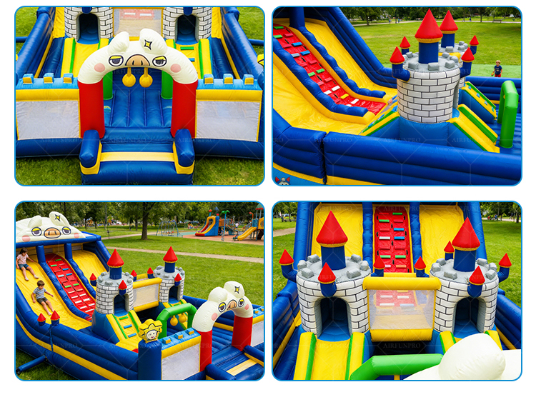 Custom-Size Dream Castle Inflatable Slide | Ideal for Amusement Parks
