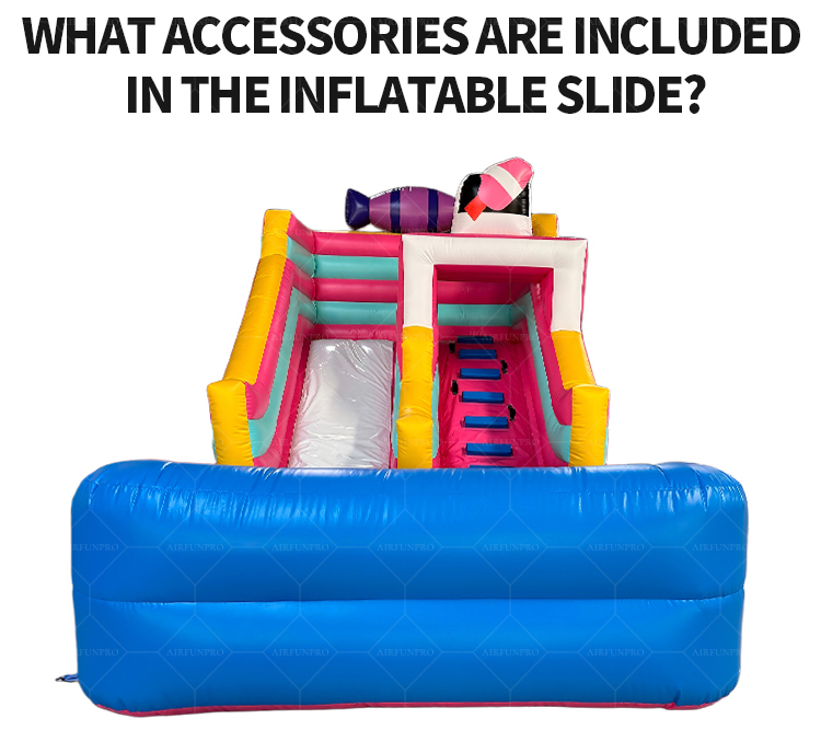 Giant PVC Inflatable Bouncy Castle with Slide and Pool Commercial Jumping Castle for Event Rental