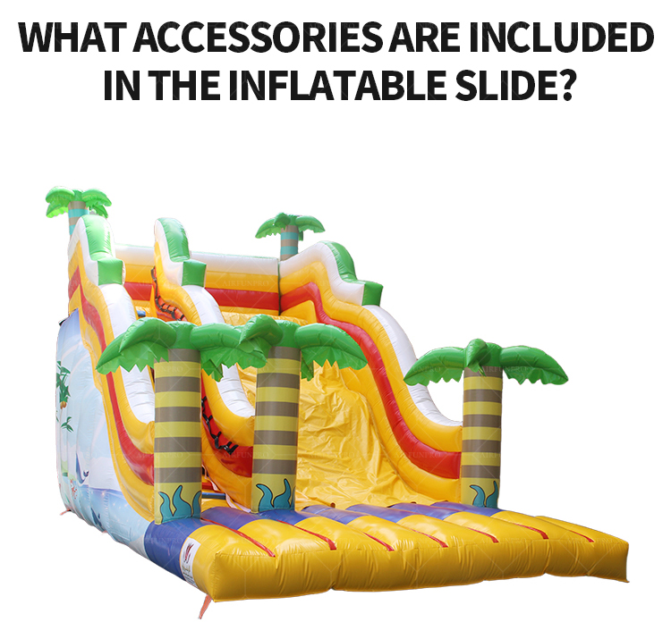 AirFunPro Giant PVC Inflatable Bouncy Castle with Slide