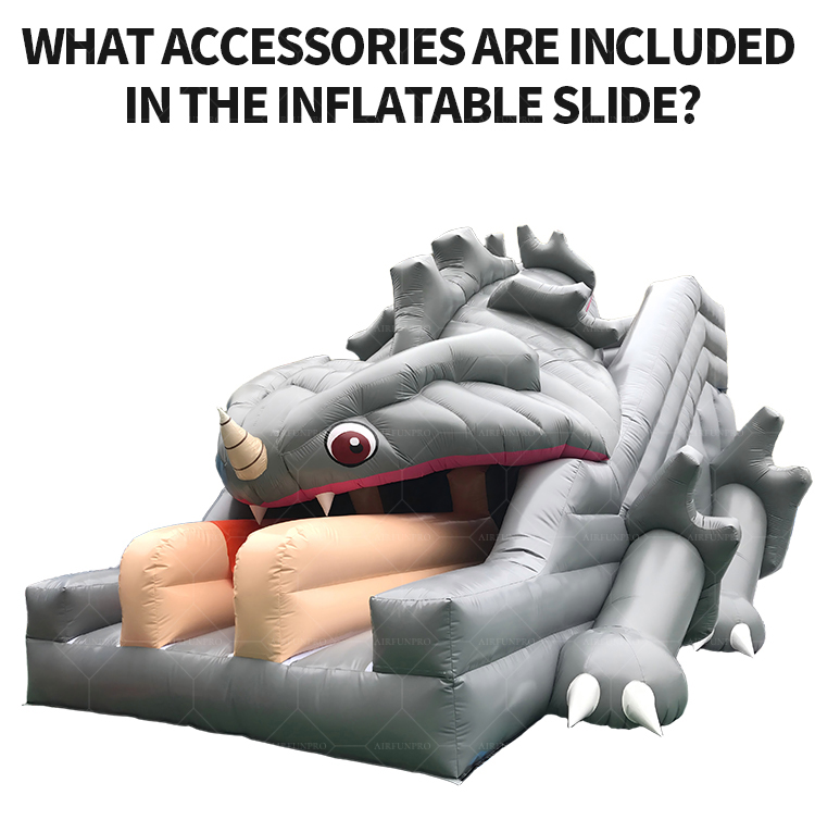 6m×4m×4m Rainbow Palm Dual-Lane Inflatable Slide: Tropical Thrills in Every Slide!