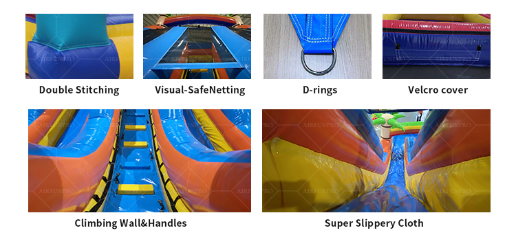 Circus Clown Dual-Lane Inflatable Slide: Step Right Up for Non-Stop Carnival Thrills