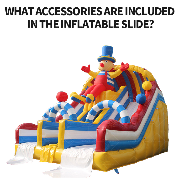 Commercial-Grade Giant Clown Dual-Lane Slide: 0.55mm Plato PVC