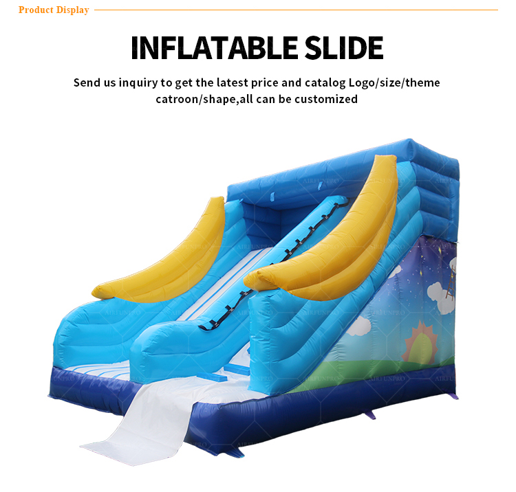 Cloud-Themed Inflatable Slide: Built with Care for Hours of Family Bonding and Play