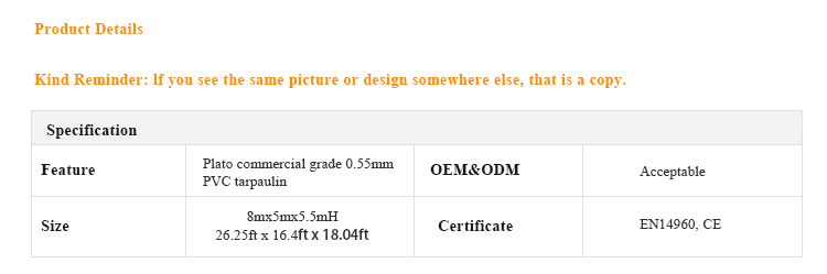 8m×5m×5.5m Cliff Hanger Triple-Lane Slide: 0.55mm Plato PVC, EN14960 Certified!