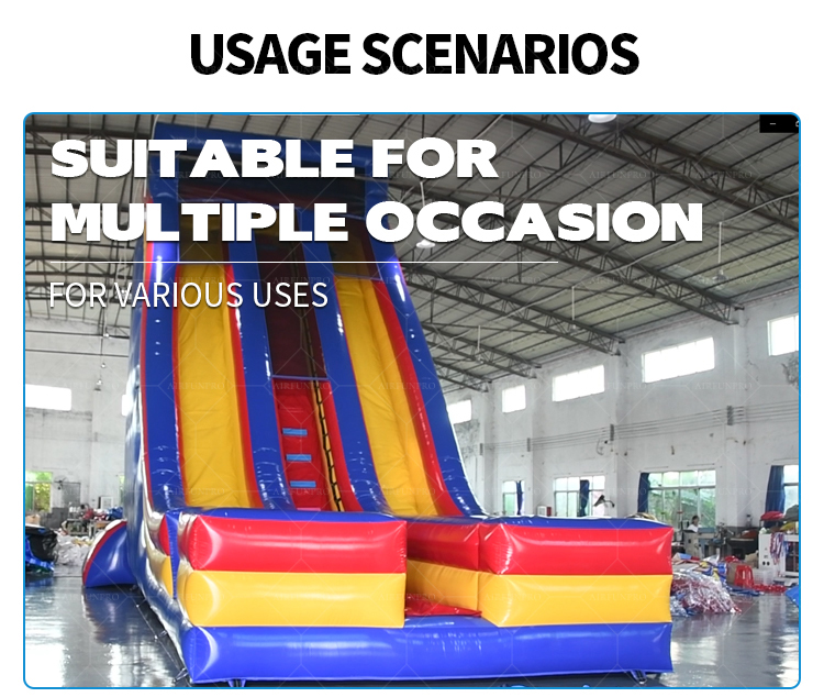 8m×5m×5.5m Cliff Hanger Triple-Lane Slide: 0.55mm Plato PVC, EN14960 Certified!