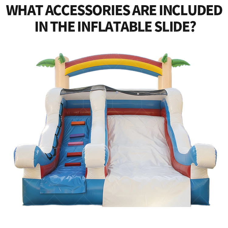 Commercial-Grade Rainbow Inflatable Slide: Built for Smooth, Safe, and Unforgettable Play!