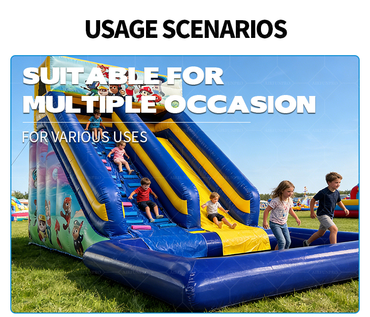 Commercial-Grade Paw Patrol Slide: Bold Design for Max Play Appeal