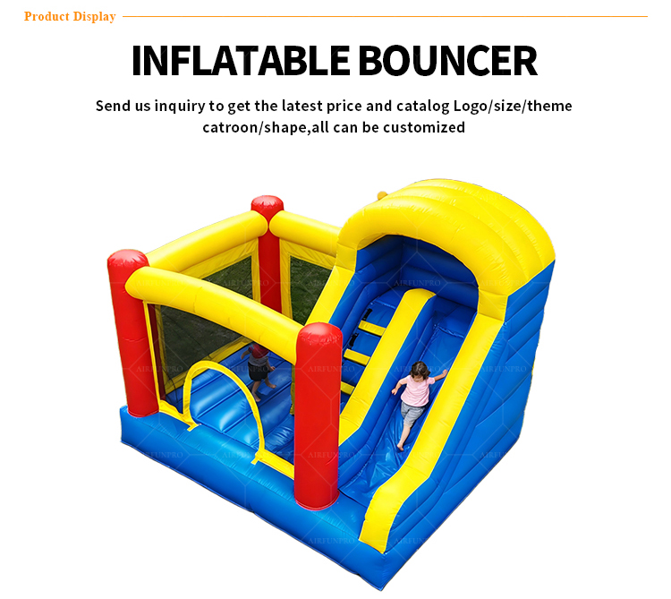 Commercial Amusement Park AirFunPro PVC Tarpaulin Eco-Friendly Inflatable Jumping Castle Kids Bounce House